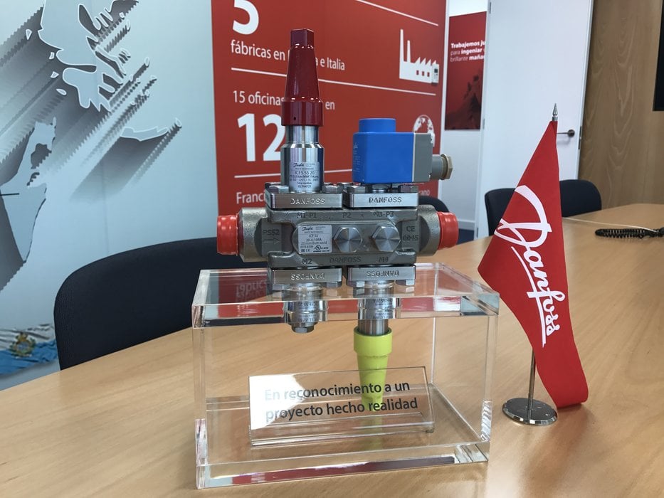 Danfoss premia a Pecomark por la venta de 1000 válvulas ICF